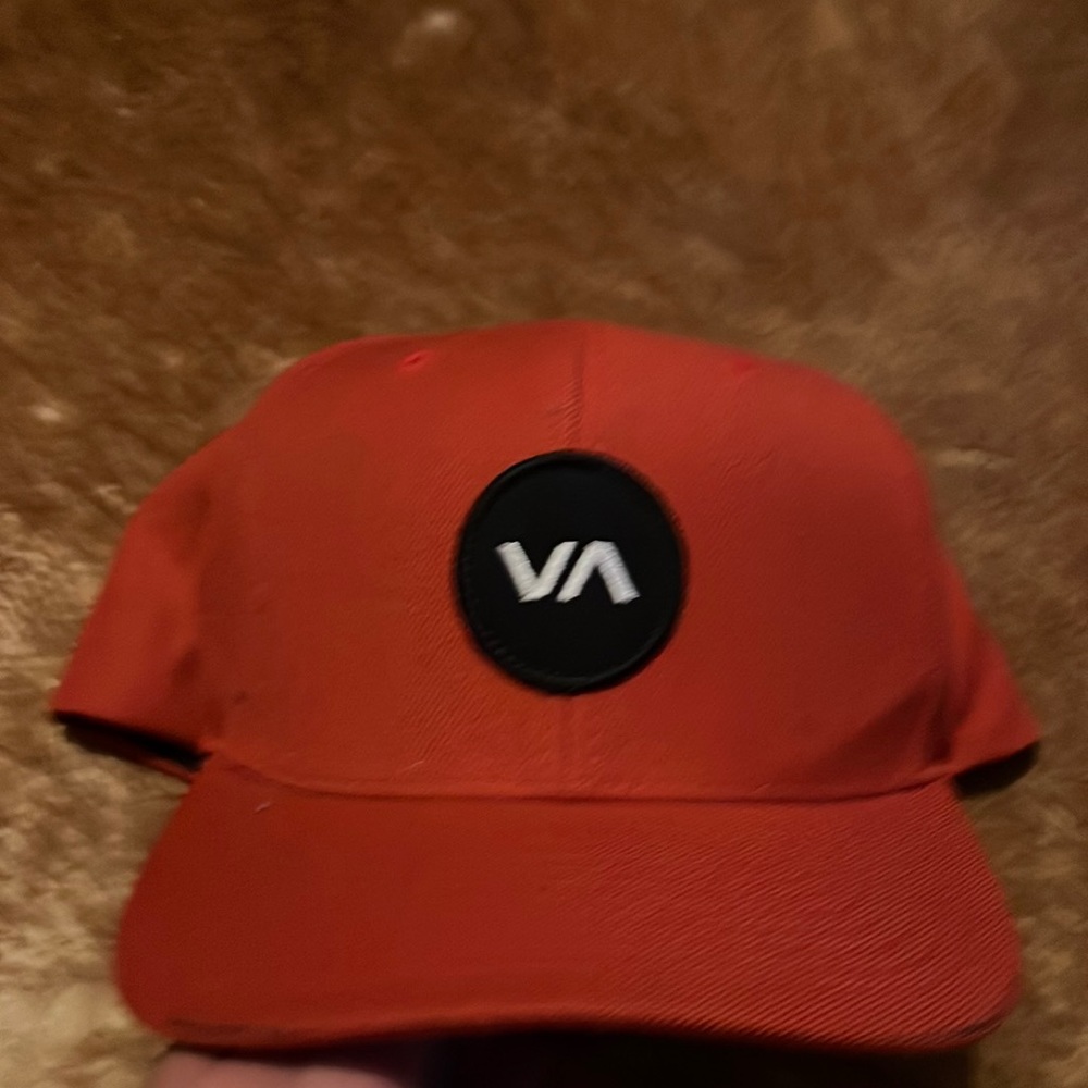 Red RVCA SnapBack hat